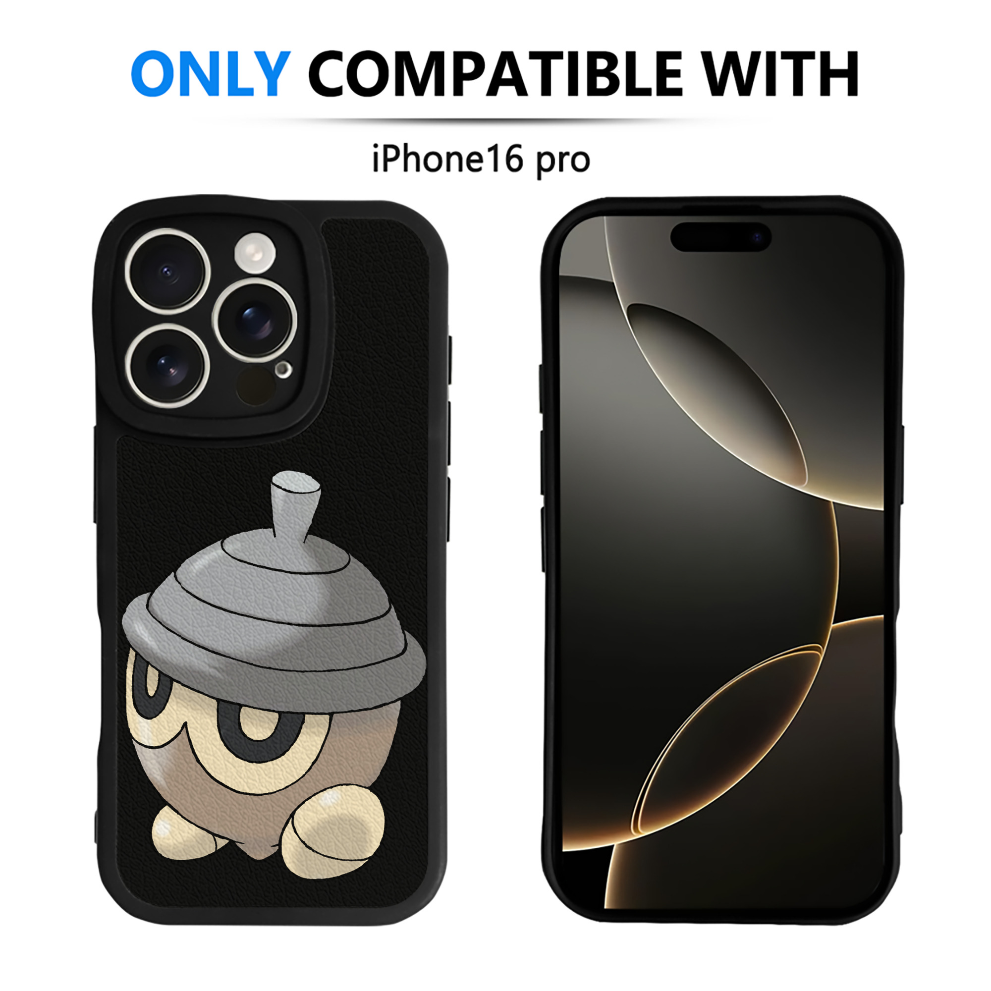 （画像用） ポケットモンスター Pokémon 【iPhone 16シリーズ対応】シリコンスマホケース（レザー調） 材質：シリコン